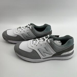 New Balance 574 Greens V2 Golf Shoes Women Gray/Green,  Sz 8.5 NEW in Box